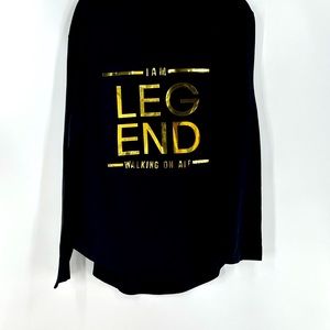 Men’s Argonaut Black Ling Sleeve Top Size Large NWOT